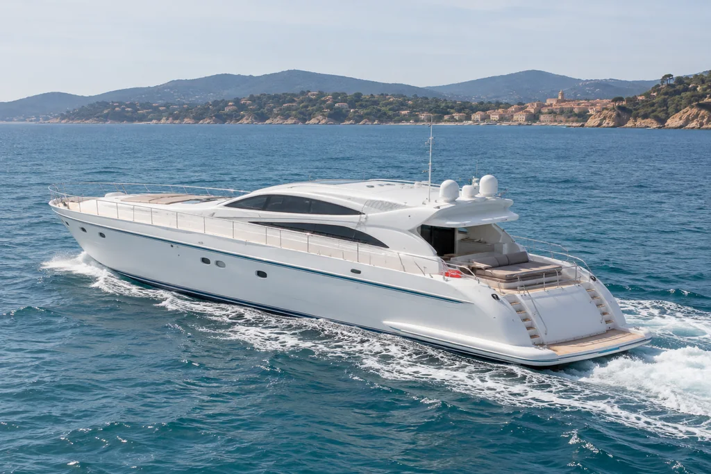 Leopard 34 Sport sur la côte de Saint-Tropez