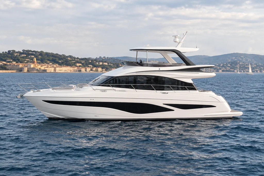 Princess F65 sur la côte de Saint-Tropez