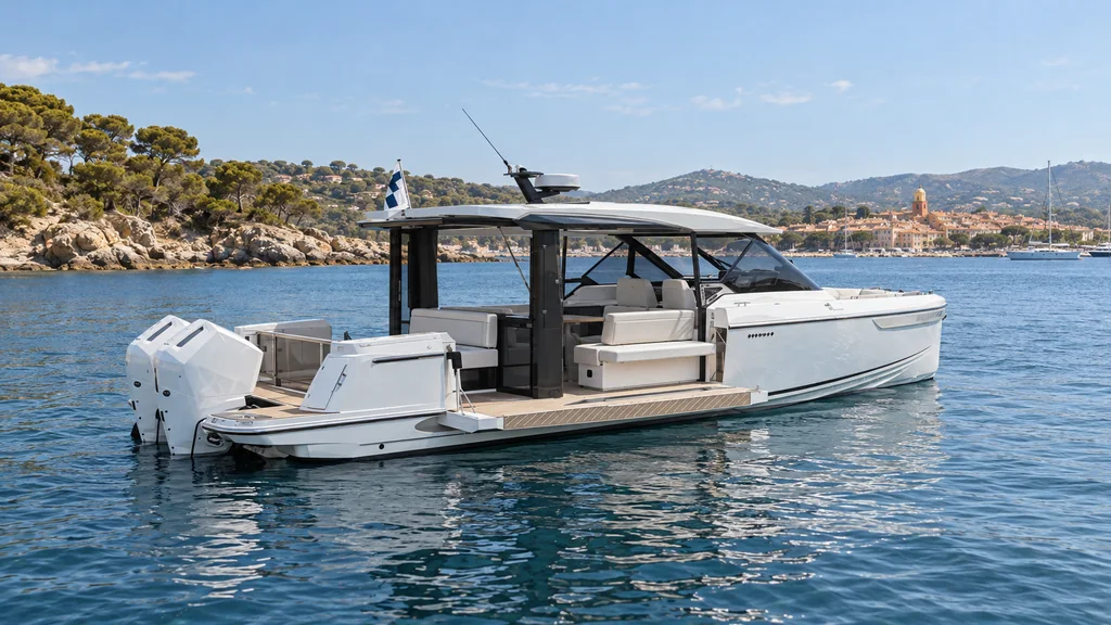 Saxdor 400 GTO sur la côte de Saint-Tropez