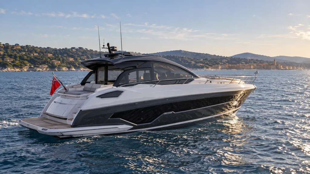 Sunseeker Predator 55 sur la côte de Saint-Tropez