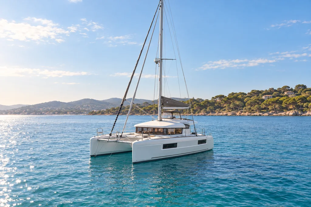 Lagoon 40 off Saint-Tropez