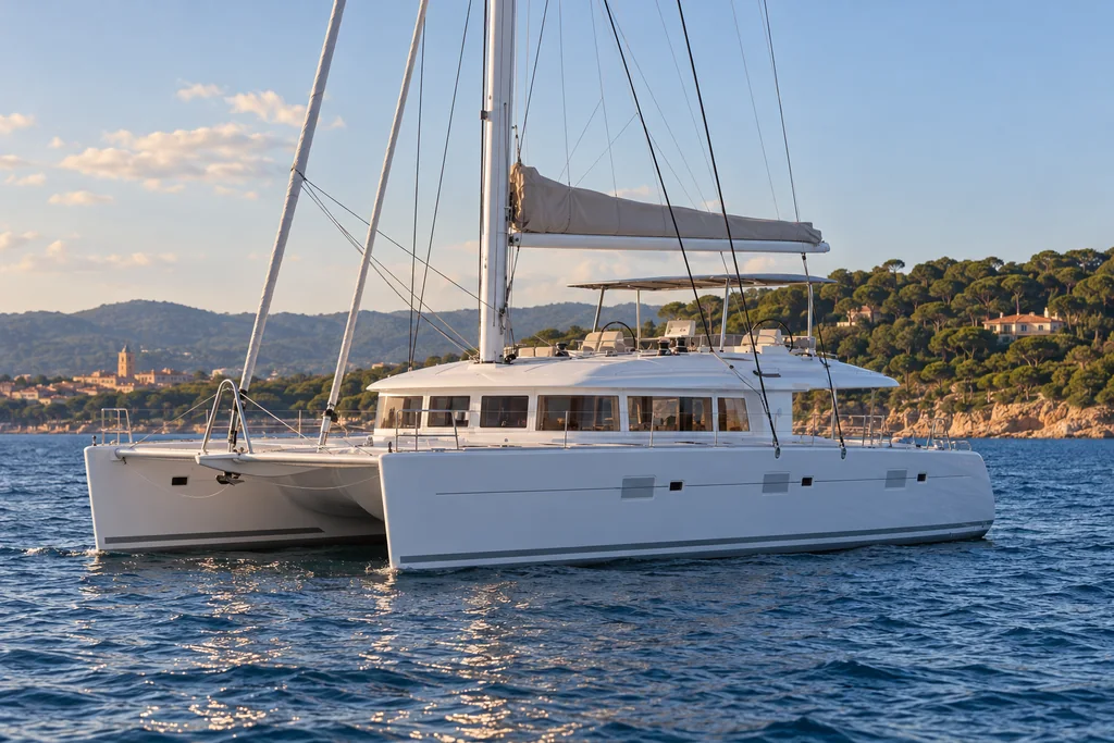Lagoon 620 off Saint-Tropez